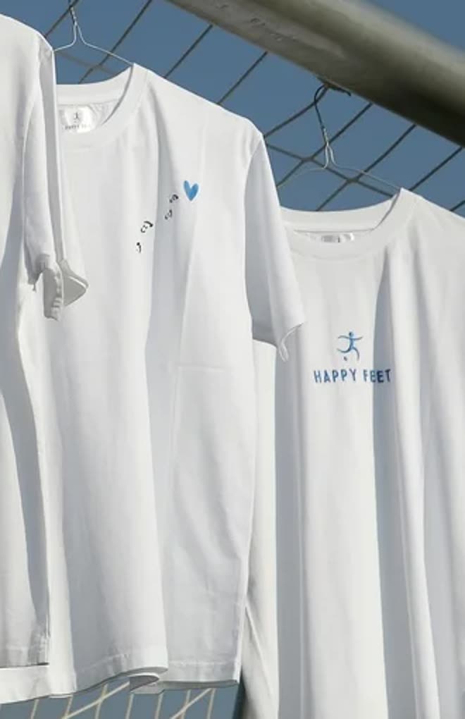 T-shirt Le Cœur bleu